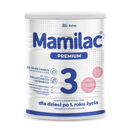Mamilac Premium 3, produs praf pe bază de lapte, după 1 an, 400 g