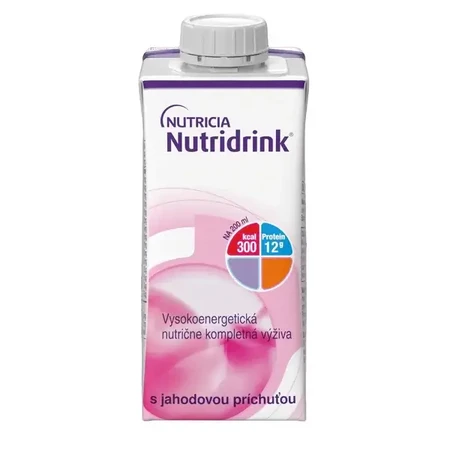 Nutridrink Strawberry-flavored Nutridrink 4x200 ml, drink for medical purposes