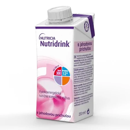Nutridrink Strawberry-flavored Nutridrink 4x200 ml, drink for medical purposes