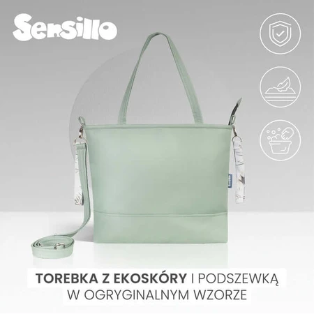 Bolsa Piel sintética Gris Otoño Forest Sensillo