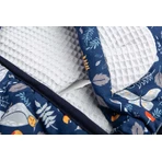 Scutece Waffle Carry Animal Land Grey pentru scaun auto 0-13kg 90X90