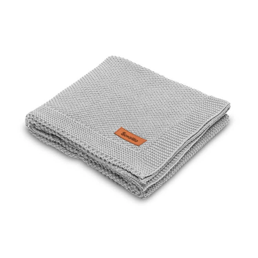 Manta 100% Algodón Gris 100X80