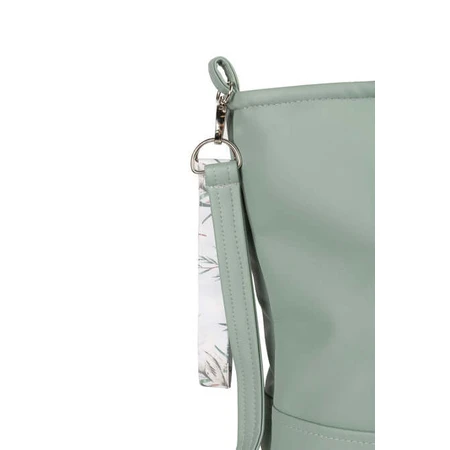 Kunstleder Olive Kraniche Sensillo Tasche