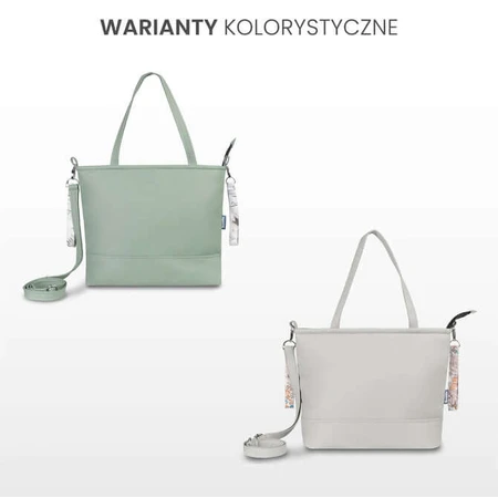 Kunstleder Olive Kraniche Sensillo Tasche