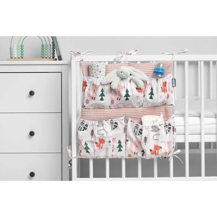 Wafel Bed Organiser - Roze