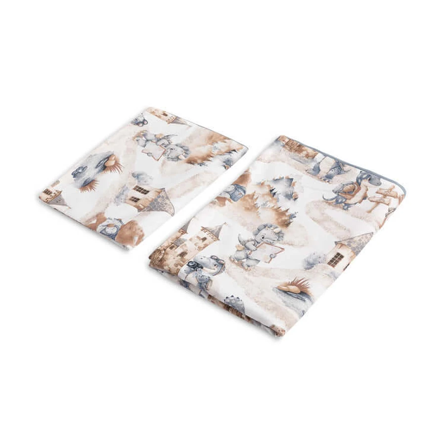 Juego de Dormitorio 2 Piezas Dragones 100X135 Cm
