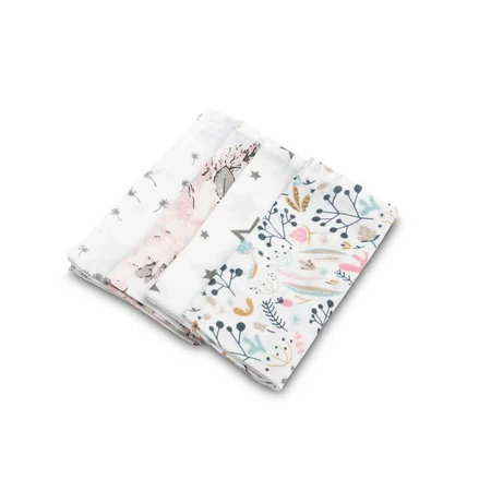 Diaper Spit Up Pack of 4 - Pink 35X35