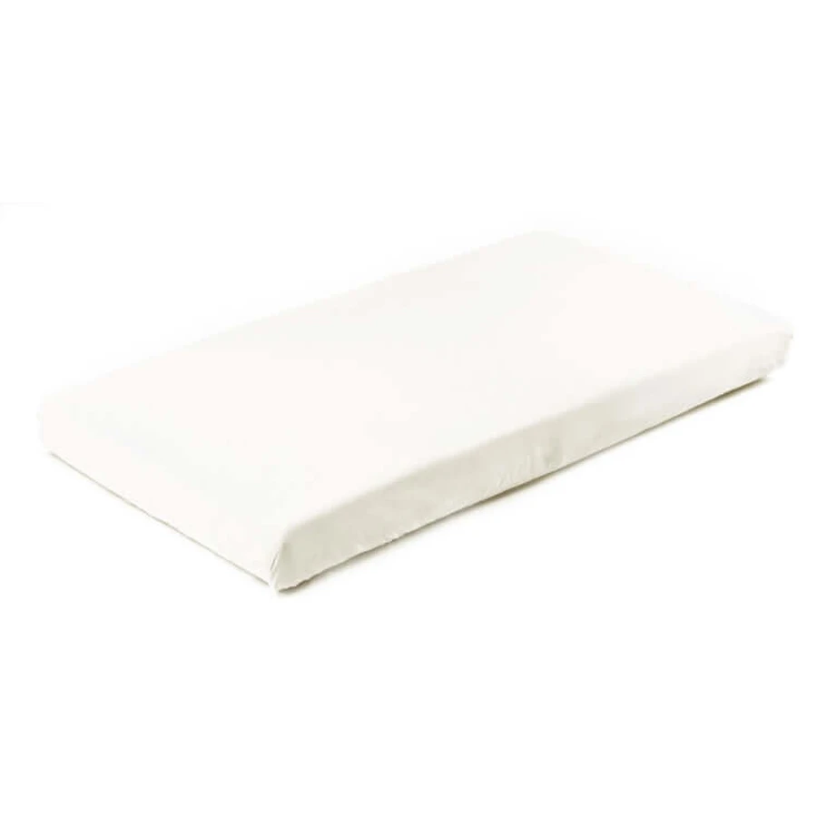 Lenzuolo in cotone con gomma jersey ecrù 120X60 Sensillo