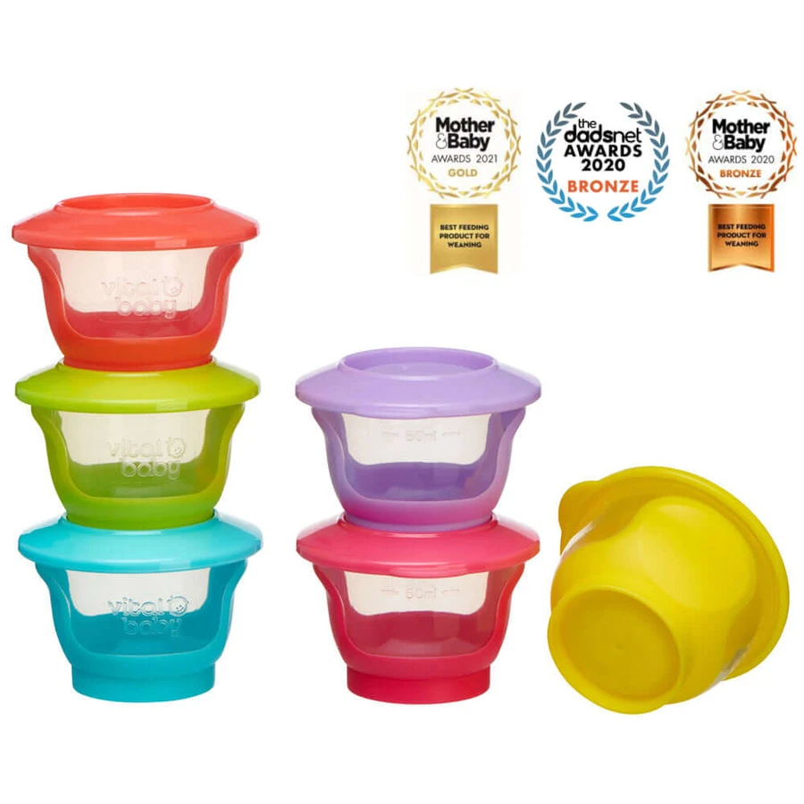 Food containers 60ml. Vital Baby