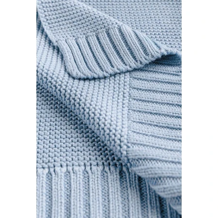 Bamboe en Katoenen Deken - Baby Blauw 80X100