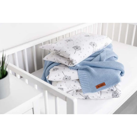 Bamboe en Katoenen Deken - Baby Blauw 80X100