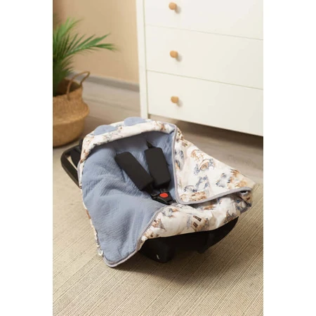 Scutece din muselină 90X90Cm Dragons Jeans pentru scaun auto 0-13Kg