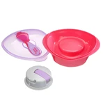 Vacuum Feeding Bowl Cyclamen Vital Baby