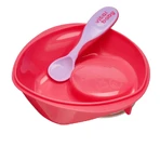 Vacuum Feeding Bowl Cyclamen Vital Baby
