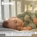 Bed surround Teddy Bear Grey Sensillo