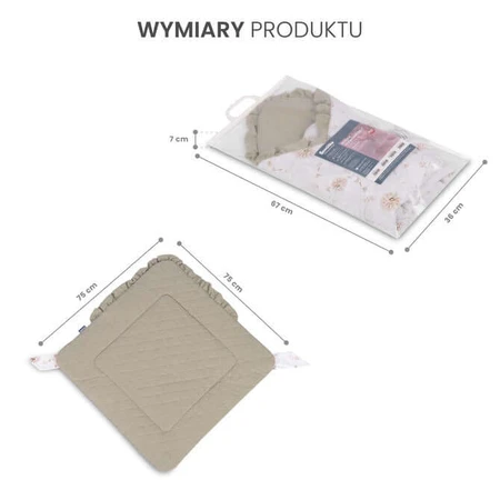 Scutece pentru descărcare de gestiune Muslin crengi verzi 75X75 Sensillo