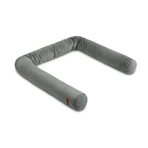 Overtrek voor kinderbed Fluweel Grijs