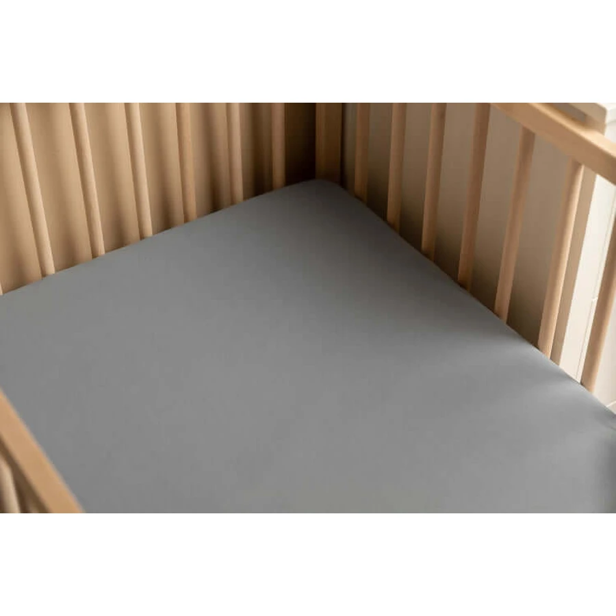 Cotton Sheet With Elastic Jersey Deluxe Grey 60X120 Sensillo