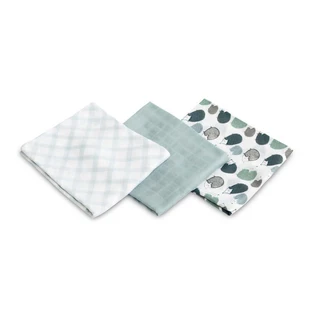 Bamboe Luiers 3 Stuks Egel Blauw 70X80 Sensillo