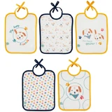 Satz von 5 Lätzchen 20X25cm - Toutou Babycalin