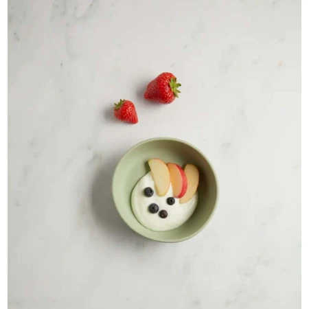 Mint Vital Baby Silicone Vacuum Cup and Spoon Set