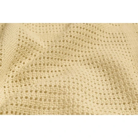 Decke 100% Baumwolle Moli Beige Sensillo