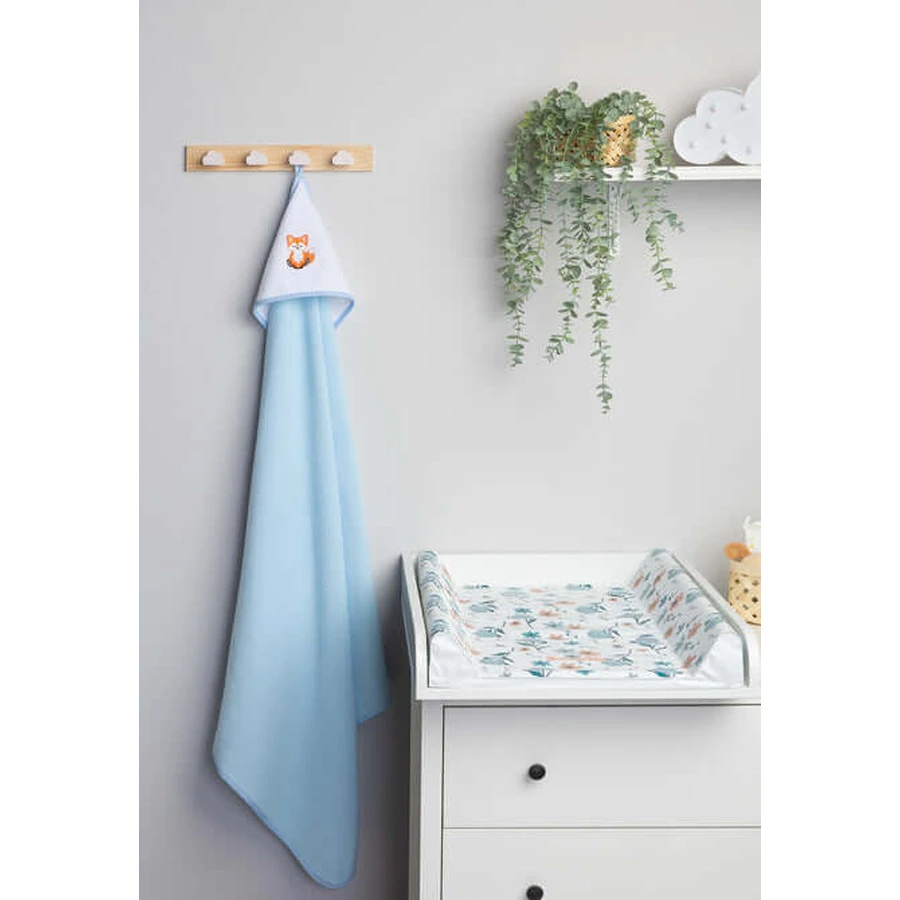 Bathroom Towel 100X100 Blue Fox