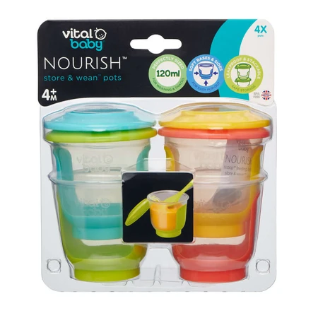 Nahrungsmittelbehälter 120ml. Vital Baby