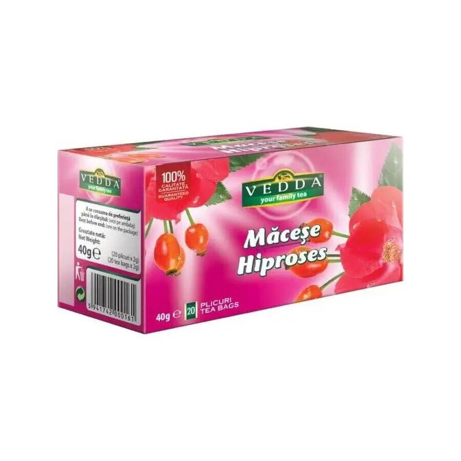 Ceai de macese, 40 g, Vedda