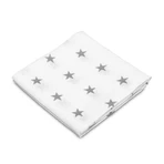 Pannolino in mussola 70X80 - Stelle grigie