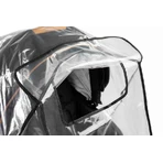 Regenhoes voor zomer kinderwagen met raam Caretero