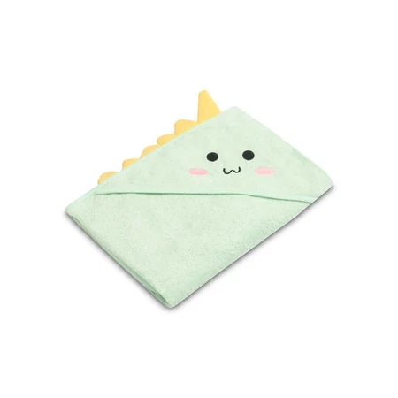 Baby handdoek met kap 100X100 Sm Dinosaurus Mint Sensillo