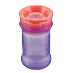 Niet-morsende Beker met Zachte Siliconen Sippybeker 360° Paars Vitale Baby
