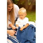 Decke Minky - Igel Grau 75X100