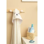 Baby handdoek met kap 100X100 Sm Bear White Sensillo