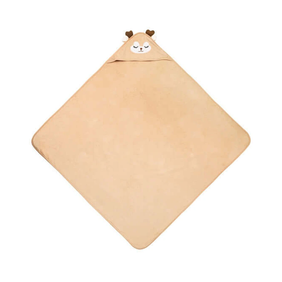 Asciugamano con cappuccio 100X100 Sm Deer Beige Sensillo