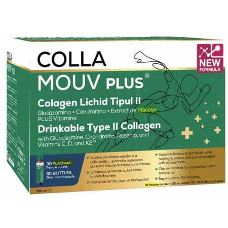 CollaMouv Plus Collageen, Glucosamine en Chondroïtine Drinkshots 30x25ml, BHW Bayerische Heilmittel