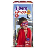 Scutece, numărul 6, Up&Go Super Hero, 13-20kg, 38 bucăți, Libero