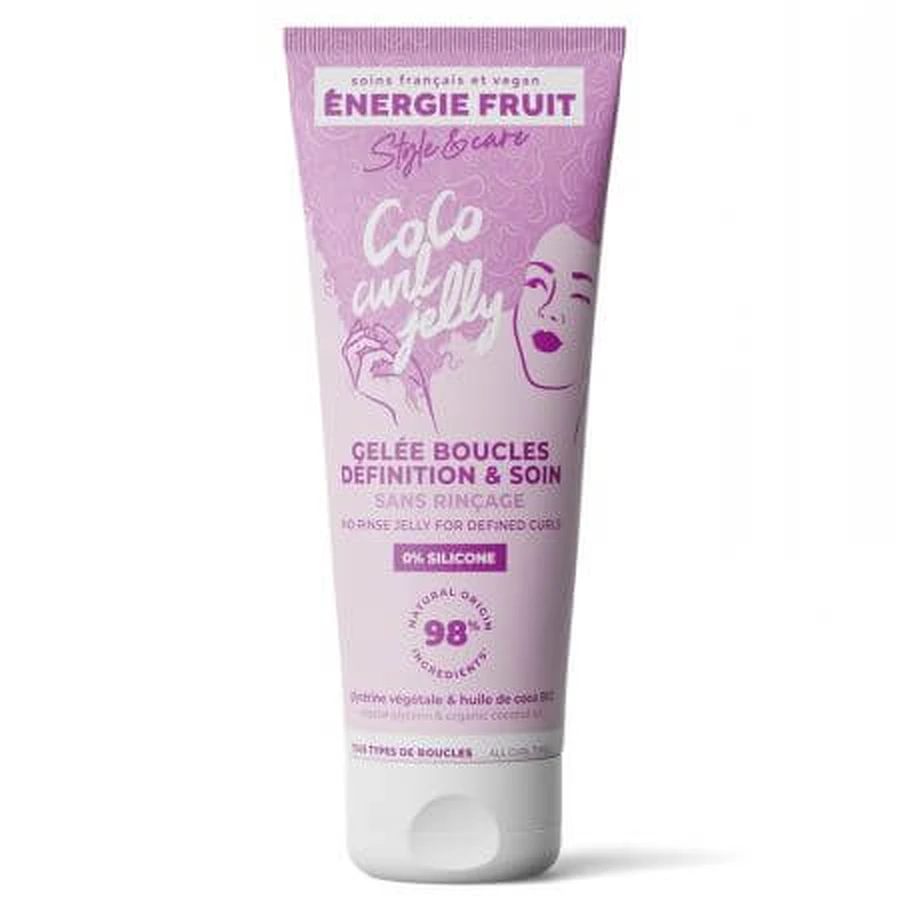 Coco Curl Curl Curl Defining No Rinse Curl Defining Gel, 200 ml, Energie Fruit