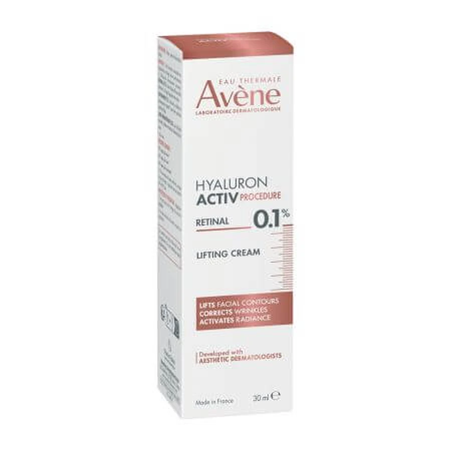 Liftingujący krem do twarzy z 0,1% retinalem Hyaluron Activ Procedure, 30 ml, Avene: ceny i cechy