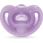 Nuk Sensitive Sucette orthodontique en silicone avec housse Mangekyu pour 0-6 mois