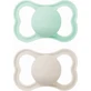 Mam Supreme Silicone Soothers Peppermint/Ivory for 6-16 months 2pcs