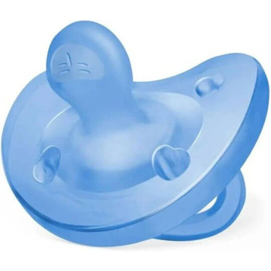 Chicco Physioforma Soft Silikon Schnuller Blue Sky Offen für 6-16 Monate