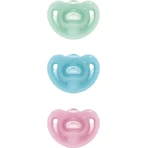 Nuk Sensitive Silicone Orthodontische Fopspeen met Hoes Lichtblauw voor 0-6 maanden