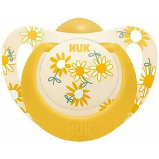 Nuk Star Orthodontisch Rubber Bloemen - Geel voor 6-18 maanden