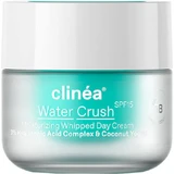 Clinea Water Crush Light Feuchtigkeitscreme und Sebum Control 48h Tagescreme mit SPF15 mit Hyaluronsäure und Präbiotika 50ml