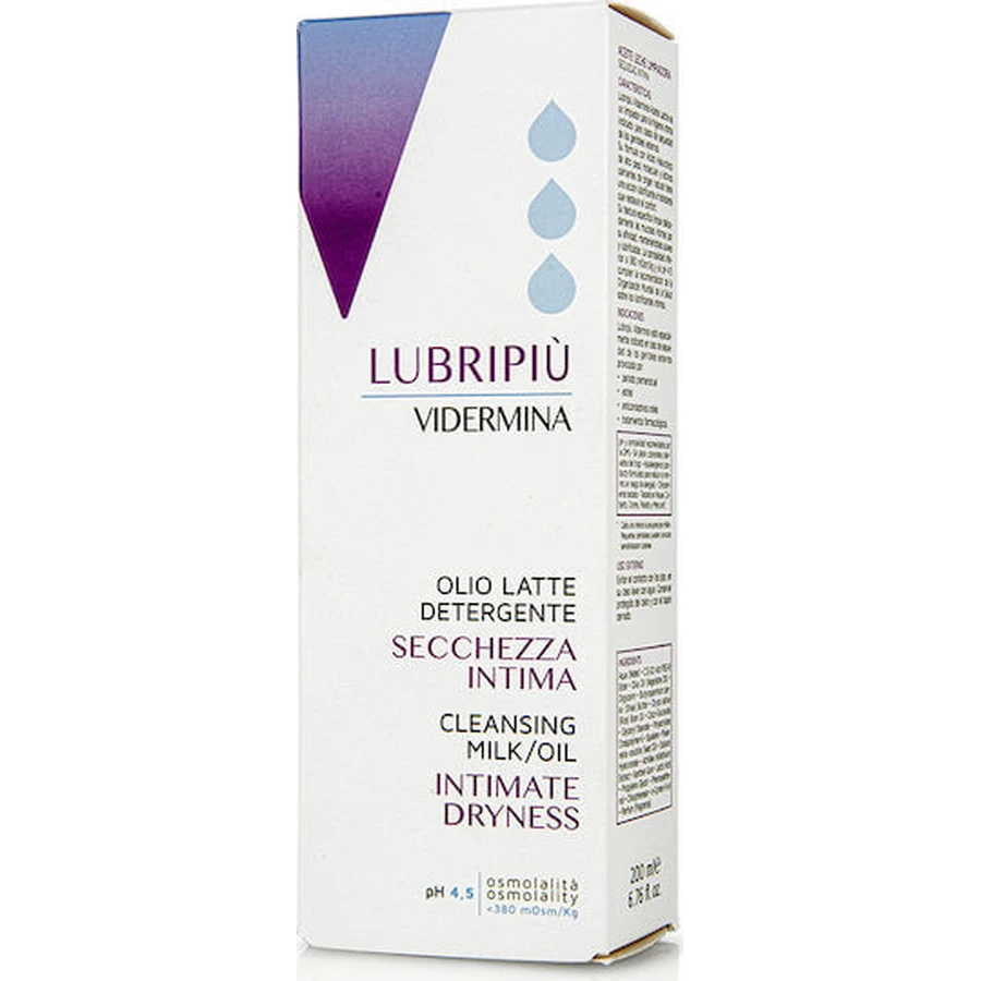 Epsilon Health Vidermina Leche Limpiadora/Aceite para la Sequedad Íntima 200ml