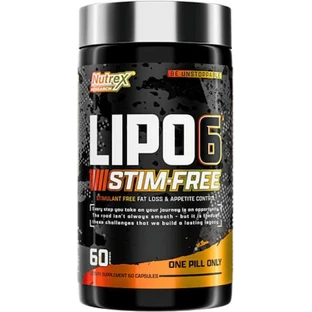 Nutrex Lipo 6 Stim-Vrij 60 capsules