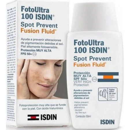 Isdin Photo Ultra Spot Prevent Fusion Fluid Sun Protection Face Cream SPF50 50ml
