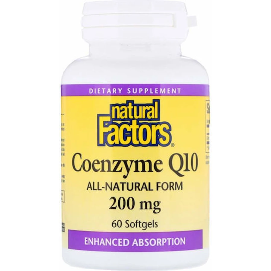 Natural Factors Coenzyme Q10 200mg 60 softgels